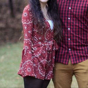 Small Tie-Front Romper